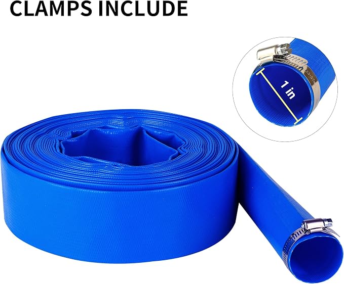 1" x 100 FT Pool Backwash Hose, - Image 3
