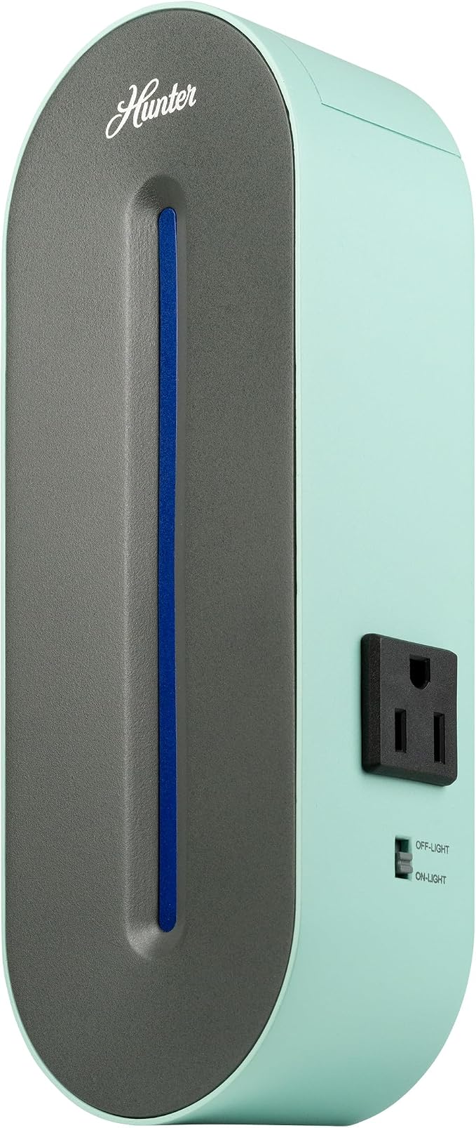 Hunter Plug-in UV Air Sanitizer, Aqua – Whisper Quiet UV-C Air Sanitizer by HunterFanCompany