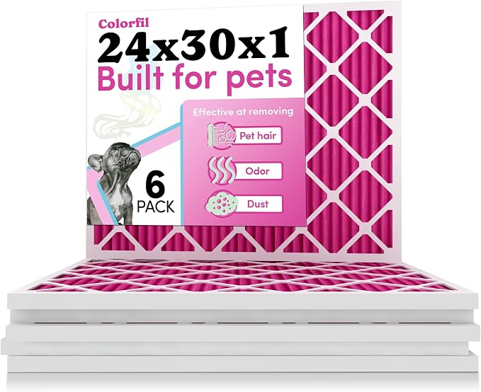 24x30x1 Air Filter by Colorfil | Color Changing Filters by ColorfilAirFilters