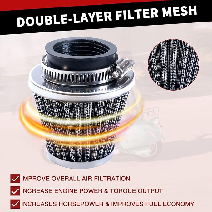 35mm Air Filter: Motorcycle Air Breather Filter - Image 4