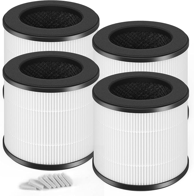 4-Pack AC300 Replacement Filter Compatible by Breabetter