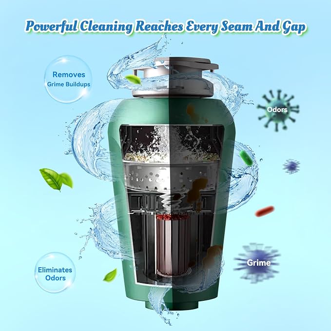 Garbage Disposal Cleaner Deodorizer Tablets-24 Pack Deep Cleaning Disposer - Image 4