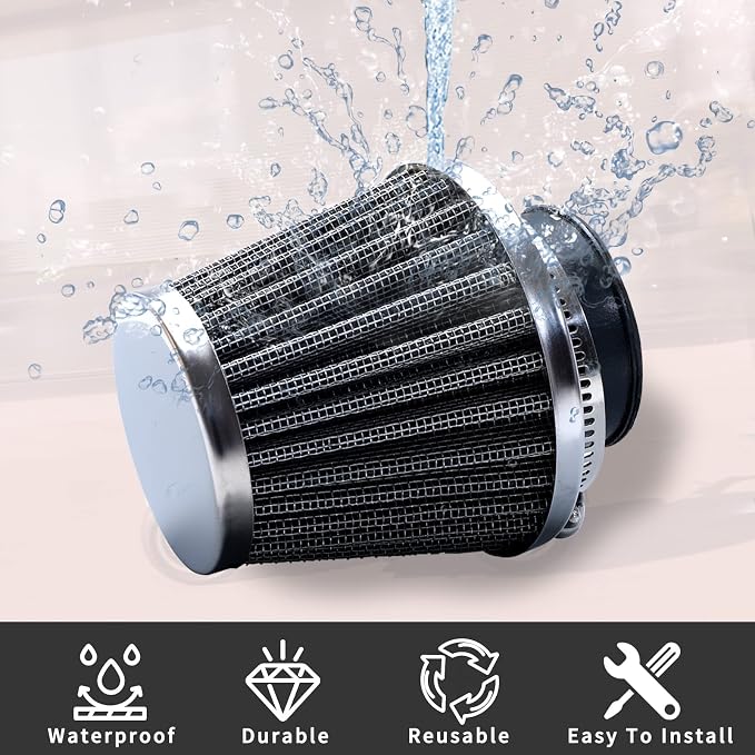 38mm Air Filter: Motorcycle Air Breather Filter - Image 5