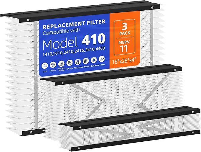 3 Pack 410 Replacement Filter, Compatible by VOYARTOOLS