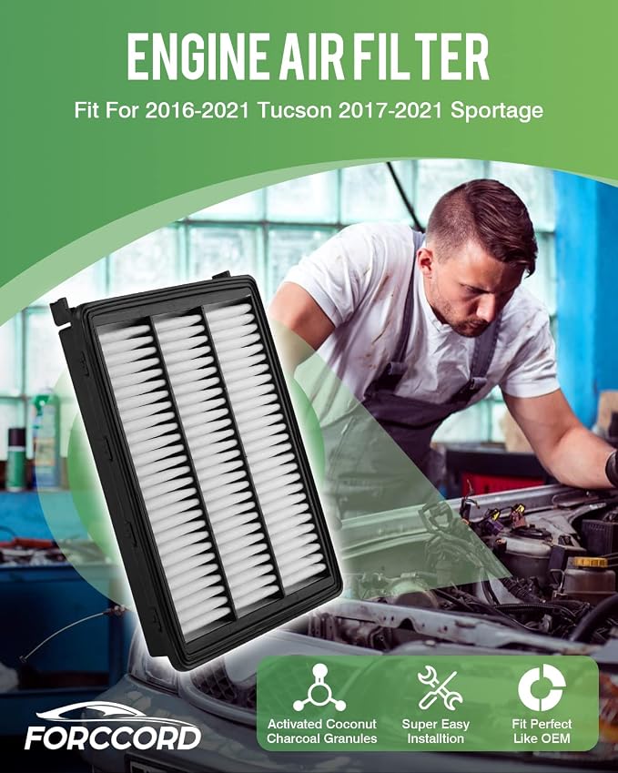 Cabin&Engine Air Filter Fit for TUCSON, SPORTAGE Cabin Filter Engine Air Filter - Image 3