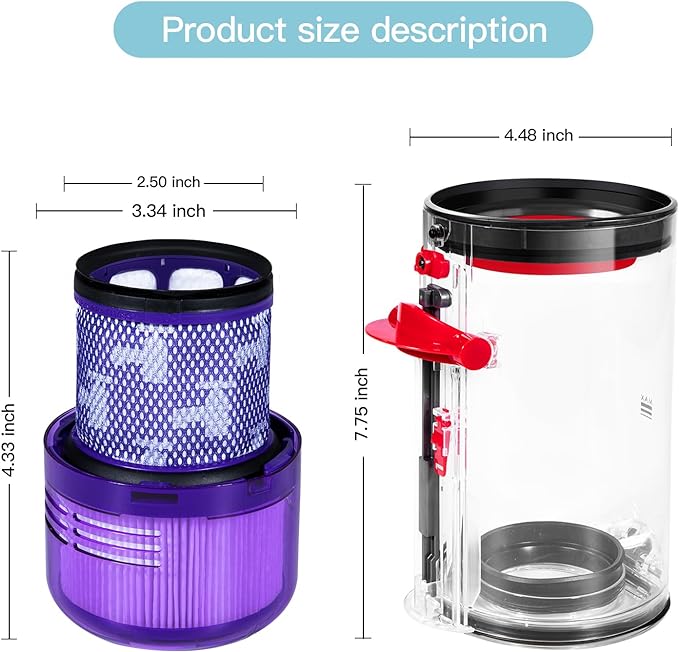 Upgraded Canister Replacement Compatible - Image 4
