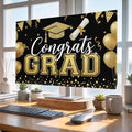 Graduation Celebration Balloon Indoor TV Cover, Elastic TV Screen Protector by Unknown