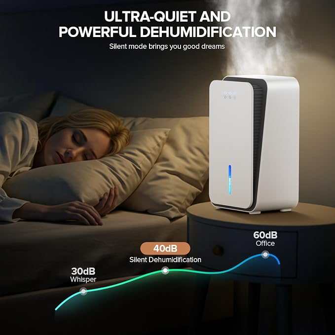 1000 sq.ft Dehumidifier for Home, Dehumidifiers for Basement, Bedroom - Image 8