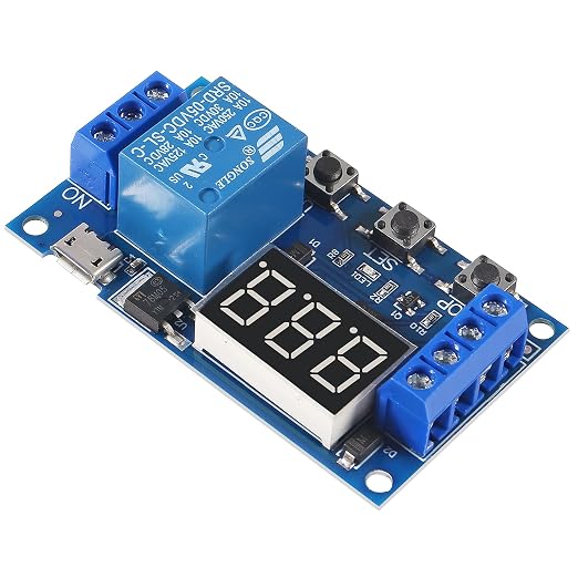 ACEIRMC DC 6-30V Timer Relay Programmable Delay Relay Module Cycle Timer - Image 4