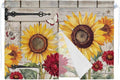 Red Yellow Sunflowers Magnetic Double Layer Car Window Shades, Side Window by Unknown