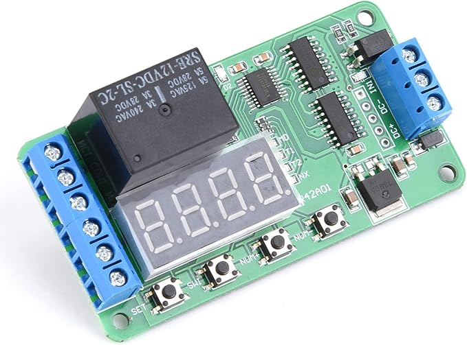 DR42A01 Channel Multifunctional DPDT Delay Timer Relay Control Module - Image 8