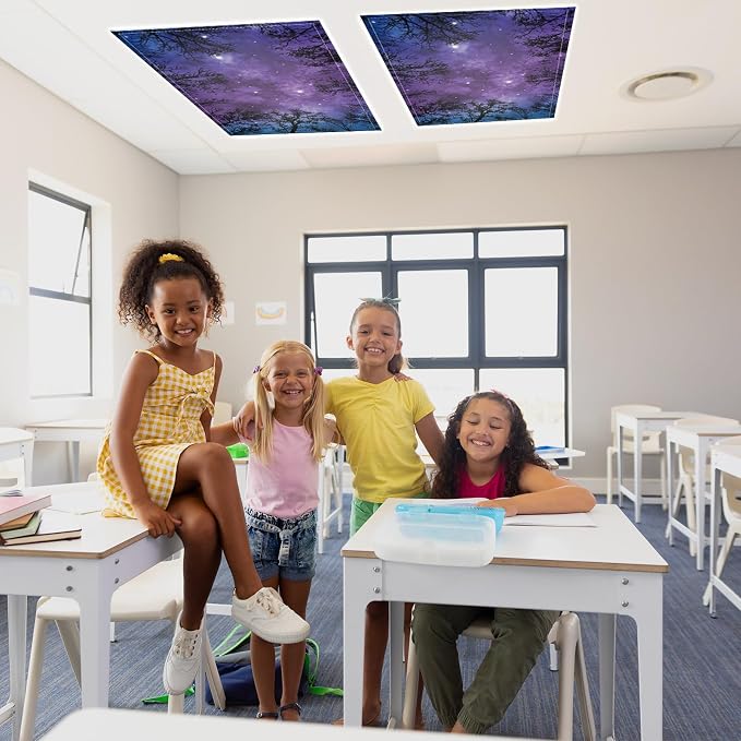 6PCS Fluorescent Light Covers, 4x2 Feet Magnetic Light Cover Fluorescent Lights - Image 7