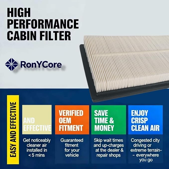Premium Cabin Air Filter with Activated Carbon - Image 2