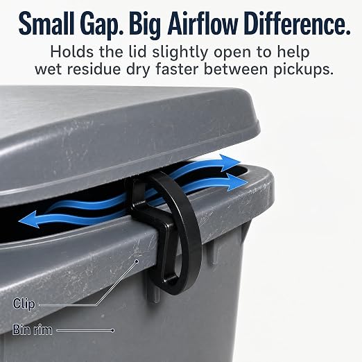 2 Pack Trash Can Lid Vent Clips - Image 3