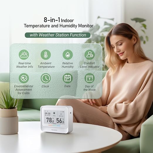 INKBIRD WiFi Thermometer Hygrometer, Temperature and Humidity Sensor - Image 2