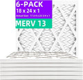 18x24x1 MERV 13 Pleated Air Filter MPR 1900 & FPR 10, Furnace Air Filters by Qingzhug