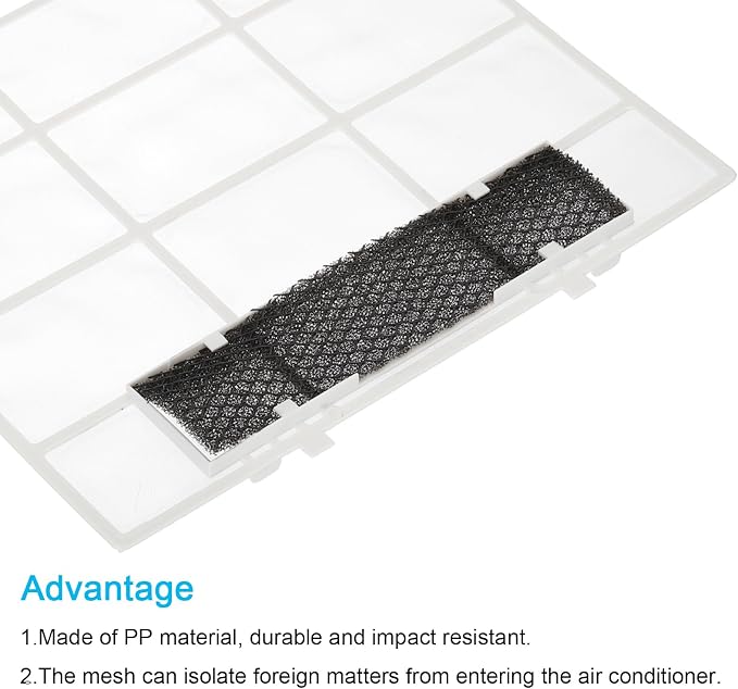 PATIKIL Air Conditioner Filter Replacement 318mm x 275mm, Plastic Air Filtering - Image 4