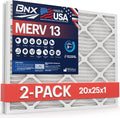 BNX TruFilter 20x25x1 MERV 13 AC Furnace Air Filter by BNX