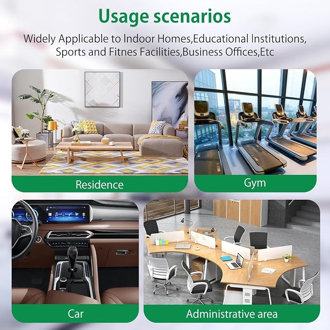 5-in-1 Smart Indoor Air Quality Monitor Real-Time CO2, Temp & Humidity on Color - Image 6
