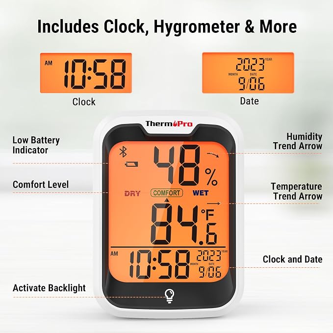 ThermoPro TP358 Bluetooth Thermometer - Image 6