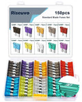 Riseuvo 150 Pcs Standard Automotive Fuse Kit by Riseuvo