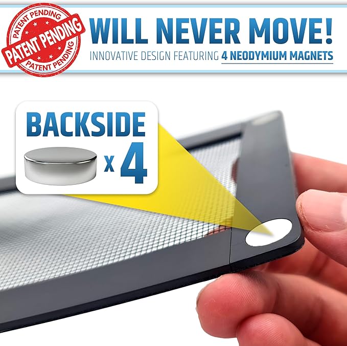 Powerful Magnetic Vent Screen Mesh Covers that Will Never Move or Fall - Image 3