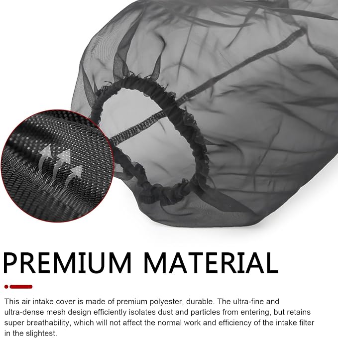 Car Cold Air Intake Filter Dustproof Cover, Universal Cone Protective Cover - Image 4