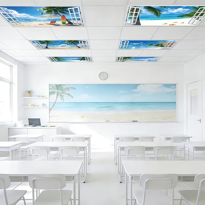 Wiooffen 6 Pcs Fluorescent Light Covers - Image 7