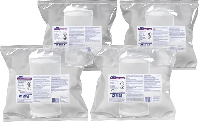 Oxivir Diversey 1 Disinfectant Peroxide Wipes, 160 Wipes, 4 Pack | 1 Minute by Oxivir