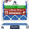 MervKing 16x20x1 Air Filter Actual Size: 15.7" x 19.7" x 0.75" MERV 11 MPR by MervKing
