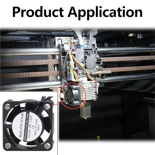 Kobra S1 Hotend Cooling Fan, 2510 Silent Print Head Fan, Hotend Heat Sink - Image 2
