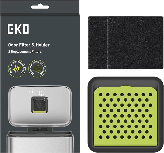 EKO Activated Charcoal Odor Filter Kit – 2-Pack Strong Odor Absorber and by EKO