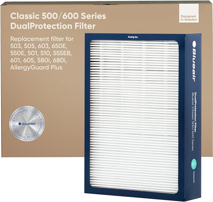 BLUEAIR Classic 500/600 Series Genuine Dual Protection Replacement Filter; fits by Unknown