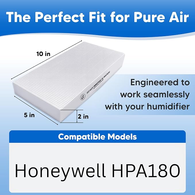 2-Pack HRF-R1 Filter R Kit for Honeywell HPA180B Replacement Filter - Image 8