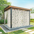 Leaf Outdoor Curtains for Patio Summer Jugal Leaves Pastoral Plant Linen by Unknown