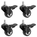 VIVO 2 inch M10 Threaded Locking Casters, Heavy Duty Replacement Wheels by Unknown