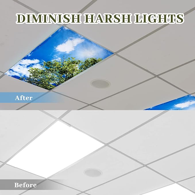 Hortsun 6 Pcs Fluorescent Light Covers - Image 3