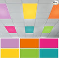 QOUBAI 6PCS Fluorescent Light Covers, 4x2 Feet Magnetic Light Cover Fluorescent by QOUBAI