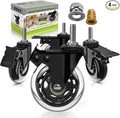 Slipstick 3 Inch Rubber Caster Wheels by Slipstick