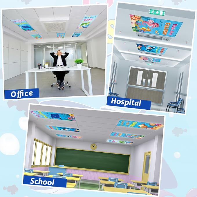 8 Pcs Fluorescent Light Covers - Image 5
