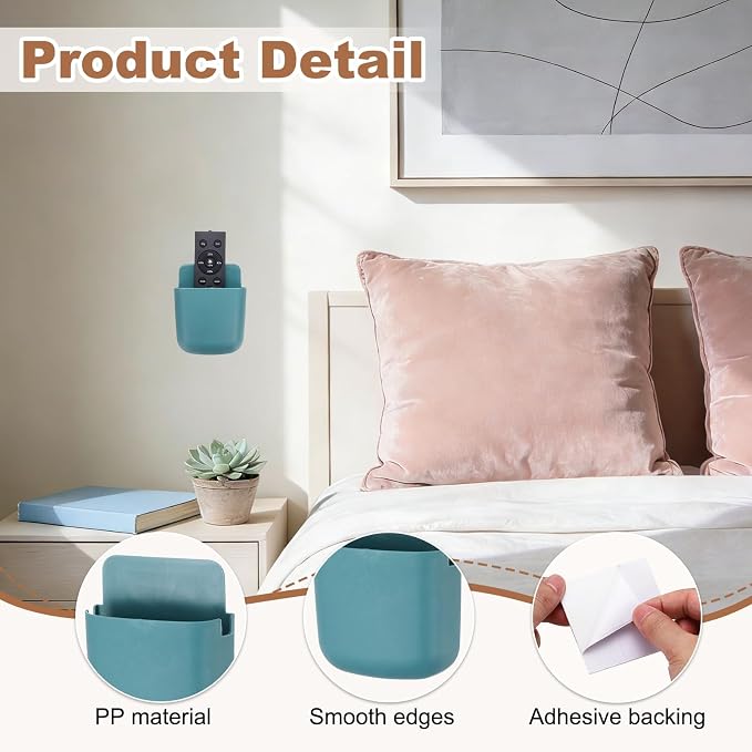 PATIKIL 2Pcs Remote Control Holder Wall Mount, Self-Adhesive TV Air Conditioner - Image 3