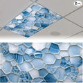 2 Pack Fluorescent Light Covers 4 X 2 Feet Blue Glass Magnetic Light Cover by Unknown