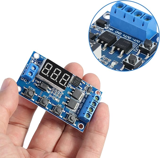 DC 5V-36V Cycle Timer Delay Timer Relay Module - Image 2