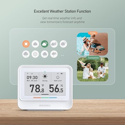 INKBIRD WiFi Thermometer Hygrometer, Temperature and Humidity Sensor - Image 7
