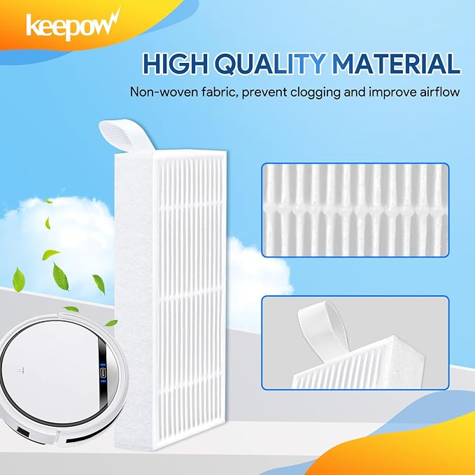 KEEPOW 10 Pack HEPA Filters Replacement Compatible - Image 3