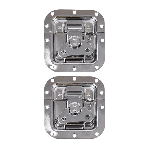 Sound Town 2-pack Spring Loaded Recessed Medium Butterfly Latches, by SOUNDTOWN