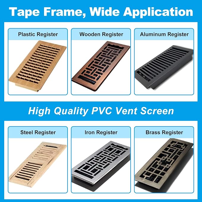 4 Packs Floor Register Vent Cover, Stone & More - Image 4