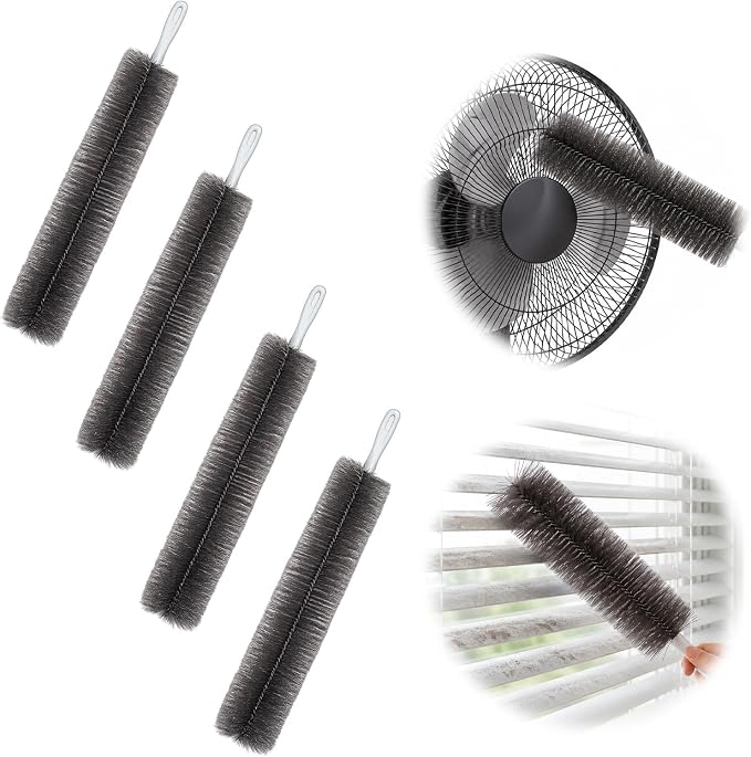 Bendable Microfiber Head, 2026 New Fan Cleaning Brush Reusable Dust Remover by Unknown