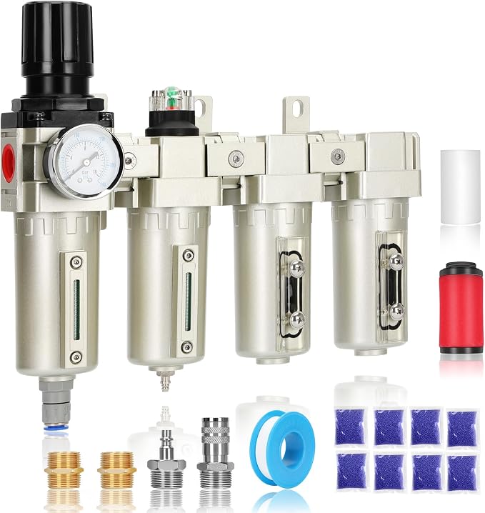3/4" NPT Industrial Air Dryer for Compressor, 4 Stage Air Compressor Water by Unknown
