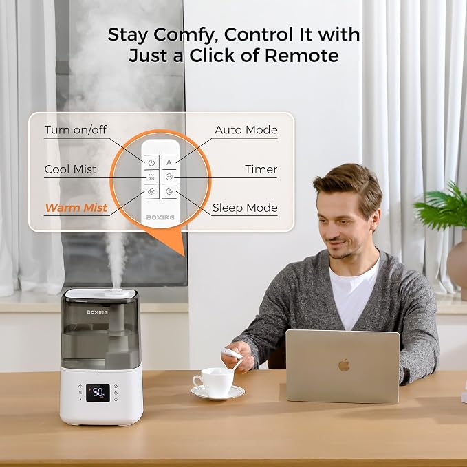 BOXING Warm and Cool Mist Humidifiers - Image 4